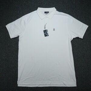Psycho Bunny Shirt Mens Extra Large Tall White Classic Short Sleeve Polo XLT NWT